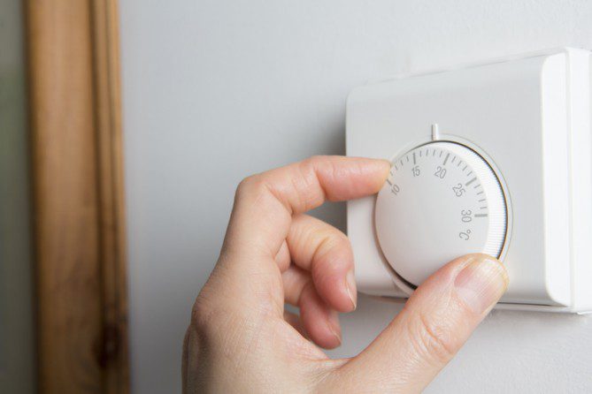 setting a thermostat in a brantford home for sale