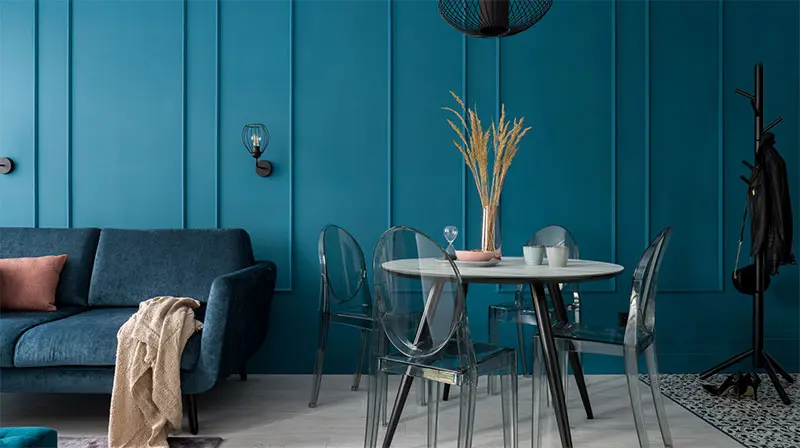 Measuring rooms and assessing layout when viewing a home