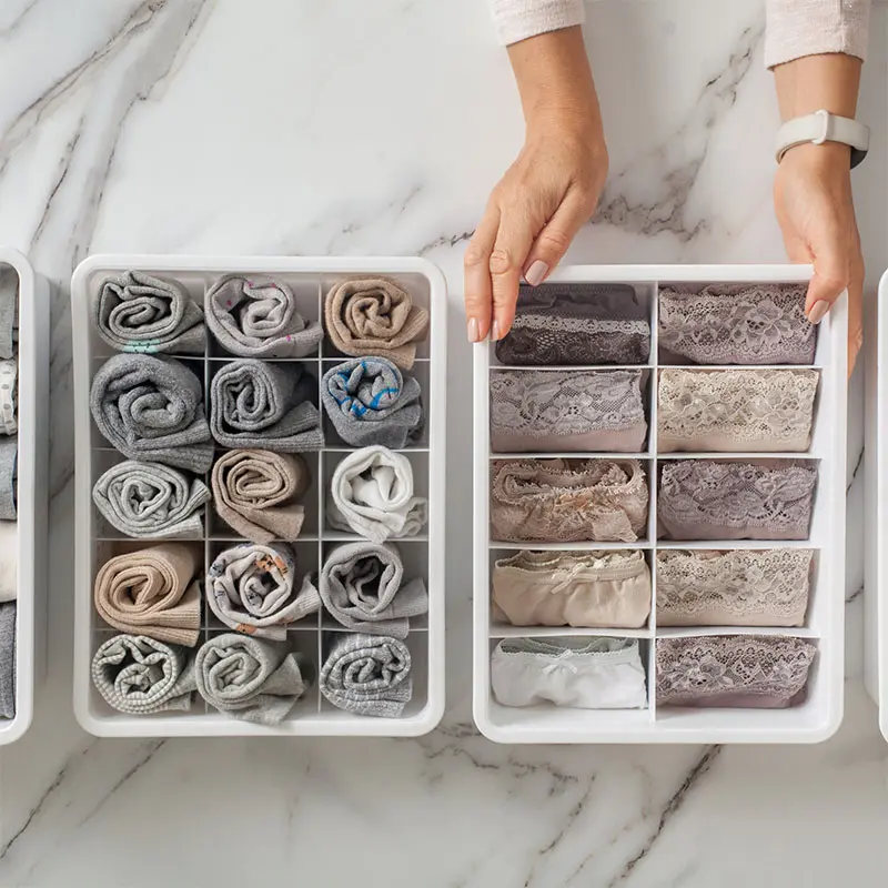 A decluttered, tidy living space staged for selling